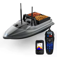 [EU Direct] Vliegen V600 Pro 4 Visplekken 200 GPS punten Dubbele Voeding Rc Visserij Ingebouwde Dieptemeter Vissie Ontde