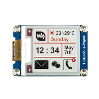 Waveshare 1,54 Inch E Paper Display Module Ink Scherm Rood Zwart Wit 200x200 Laag Energieverbruik Brede Kijkhoek SPI