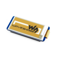 Waveshare® 2,13 inch E ink Schermweergave e Paper Module SPI interface Gedeeltelijk vernieuwen Zwart Geel Wit 212 × 104