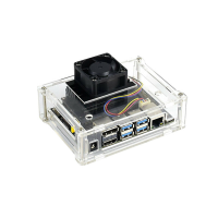 Waveshare® acryl transparante behuizing ondersteuning koelventilator voor Jetson Nano PWM snelheidsregeling