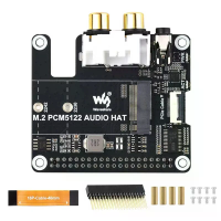 PCIe naar M.2 HAT met I2S audio extensie voor Raspberry Pi ondersteunt NVMe protocol solid state drive PCM5122 DAC onboa