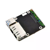Raspberry Pi CM5 Dual Gigabit Ethernet Port Mini Uitbreidingsbord voor Compute Module 5