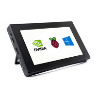 Wareshare® 7 Inch IPS HDMI scherm van gehard glas met capacitief touchscreen 1024x600 voor Raspberry Pi Jetson Nano Mini