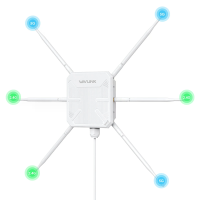 WAVLINK AX3000 WiFi6 Buitensrouter Hoge Vermogen Lange Bereik Toegangspunt Dual Band 2.4G+5G WiFi Mesh Extender Booster