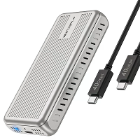 WAVLINK USB4 40Gbps SSD behuizing voor M.2 PCIe NVMe PCIe SSD Thunderbolt4/3 Compatibel 3800MB/s Hoogwaardige Gegevensov