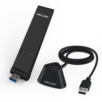 Wavlink WN688U3D 1300Mbps USB3.0 Draadloze WiFi Adapter Dual Band WiFi Ontvanger Zender Netwerkkaart Met USB Mini Dock