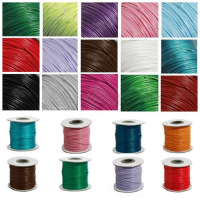 Waxed Cotton Cords Diy String Craft Jewelry Bead Bracelet Necklace