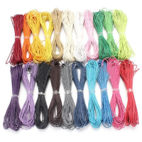 Waxed Cotton Cords Diy String Craft Jewelry Bead Necklace