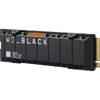 WD Black SN850, 2 TB Incl. Heatsink, WDS200T1XHE, M.2, PCIe Gen4 x4
