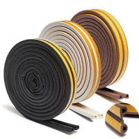 Weather Draught Self Adhesive P Type Foam Seal Strip Rubber Seal 5m
