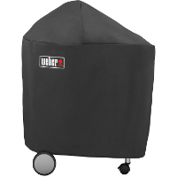 Weber Premium barbecuehoes   Performer houtskoolbarbecues van 57 cm met opklapbaar werkblad beschermkap
