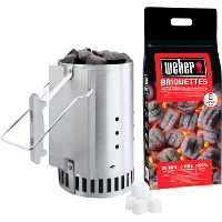 Weber Rapidfire brikettenstarterset aanmaakhulp