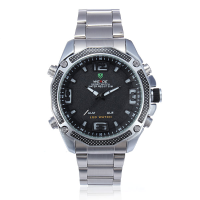 Weide Wh 2306 Led Waterproof Stainless Steel Sport Men Wrist Watch