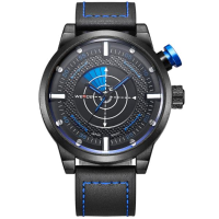 Weide Wh5201 3c Fashion Men Quartz Watch Leather Strap Sport Watch