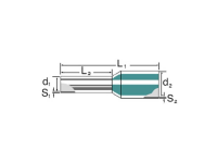Weidmüller 9019420000 Adereindhulzen 1 mm² Deels geïsoleerd Rood 500 stuk(s)