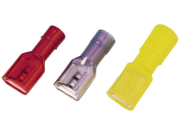 WeidmÃ¼ller 9200590000 Huls voor platte stekker Insteekbreedte: 6.3 Mm Insteekdikte: 0.8 Mm 180 Â° Deels geÃ¯soleerd Blauw 100 stuks