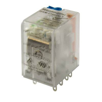 WeidmÃ¼ller DRM270524/2CO/24V AC Steekrelais 24 V/AC 10 A 2x wisselcontact 20 stuks