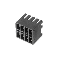 WeidmÃ¼ller Penbehuizing board BC/SC Totaal aantal polen 8 Rastermaat: 3.81 Mm 1038970000 50 stuks