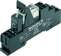 WeidmÃ¼ller RCLKITZ 24VDC 1CO LED Relaismodule 10 stuks Nominale spanning: 24 V/DC Schakelstroom (max.): 16 A 1x wisselcontact