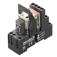 WeidmÃ¼ller RCMKIT 24VDC 2CO LED GN Relaismodule 10 stuks Nominale spanning: 24 V/DC Schakelstroom (max.): 12 A 2x wisselcontact
