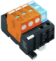 WeidmÃ¼ller VPU I 3+1 R 400V/12,5KA 1352380000 Overspanningsafleider 100 kA