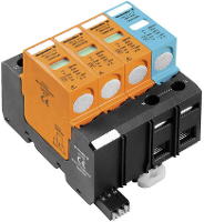 WeidmÃ¼ller VPU II 3+1 R 280 40/65 2520930000 Overspanningsafleider 40 kA