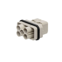 Weidmüller 1003170000 Pin inzetstuk RockStar® HDC HQ 4 + 2 + PE Crimpen 1 stuk(s)