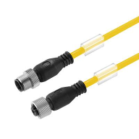 Weidmüller 1093010150 Sensor/actuator connector, geassembleerd M12 Aantal polen (sensoren): 3 Stekker, recht, Bus, recht 1.50 M 1 stuk(s)