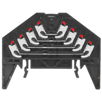 Weidmüller 1173810000 Rangeerverdeler 9.20 Mm Push In klem Zwart 20 stuk(s)