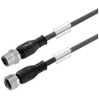 Weidmüller 1279440100 Sensor/actuator aansluitkabel M12 Aantal polen (sensoren): 8 1.00 M 1 stuk(s)