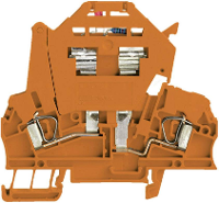 Weidmüller 1315890000 Zekering serieklem 4 mm Spanveer Oranje 50 stuk(s)