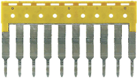 Weidmüller 1608940000 1 Dwarsverbinder Geschikt voor: ZDU 2.5…, ZDK 2.5..., PDU 2.5/4 /3/4AN, PTR 2.5/4…, PDK … Geel 1 stuk(s)
