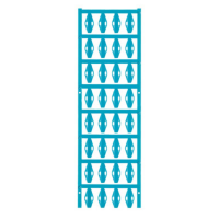 Weidmüller 1727770002 VT SFX 10/23 NE BL V0 Kabelmarkering Montagemethode: Kabelbinder Markeringsvlak: 10 x 23 mm Blauw Aantal markeringen: 320 320 stuk(s)