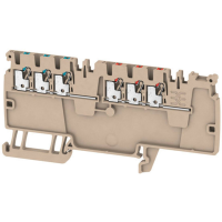 Weidmüller 1988280000 Doorgangsklem 3.1 Mm Spanveer Grijs 50 stuk(s)