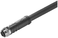 Weidmüller 2050160300 Sensor/actuator connector, geassembleerd M12 Aantal polen (sensoren): 3+PE Bus 3.00 M 1 stuk(s)