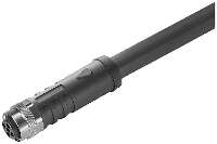 Weidmüller 2050491000 Sensor/actuator connector, geassembleerd M12 Aantal polen (sensoren): 4 10.00 M 1 stuk(s)