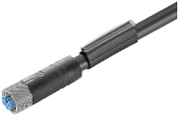 Weidmüller 2455151000 Sensor/actuator connector, geassembleerd M12 Aantal polen (sensoren): 5 Bus 3.00 M 1 stuk(s)
