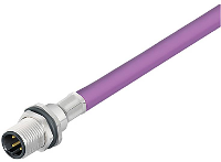 Weidmüller 2484420200 Sensor/actuator connector, geassembleerd M12 Aantal polen (sensoren): 5 2.00 M 1 stuk(s)
