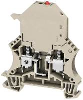 Weidmüller 2562760000 Zekering serieklem Schroeven Donkerbeige 50 stuk(s)