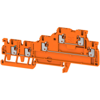 Weidmüller 2579620000 Doorgangsserieklem 3.50 Mm Push In klem Oranje 100 stuk(s)
