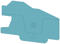 Weidmüller 2668800000 Afsluitplaat Blauw 20 stuk(s)