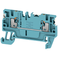 Weidmüller 2674600000 Doorgangsserieklem Push In klem, Steekaansluiting Blauw 100 stuk(s)