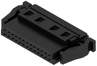 Weidmüller 2747550000 Pinconnector Rastermaat: 1.27 Mm Totaal aantal polen: 26 Aantal rijen: 1 120 stuk(s)