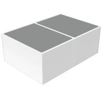 Weidmüller 2885730000 CC FO 74/101 MM SI Apparaatmarkering Markeringsvlak: 74 x 101 mm Zilver Aantal markeringen: 100 100 stuk(s)