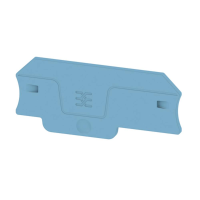 Weidmüller 2898840000 Afsluitplaat voor klemmen Blauw 20 stuk(s)