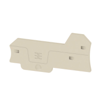 Weidmüller 2898850000 Afsluitplaat voor klemmen Beige 20 stuk(s)