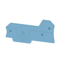Weidmüller 2898860000 Afsluitplaat voor klemmen Blauw 20 stuk(s)