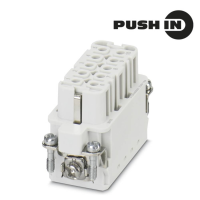 Weidmüller 3124540000 Contactinzetstuk RockStar® HDC HA 10 Push In met bedieningselement 1 stuk(s)