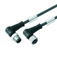 Weidmüller 9457900500 Sensor/actuator connector, geassembleerd M12 Aantal polen (sensoren): 5 Stekker, haaks, Bus, haaks 5.00 M 1 stuk(s)