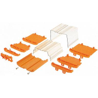 Weidmüller PF RS 100 GN 2000MM DIN rail behuizing basiselement Groen 2 m